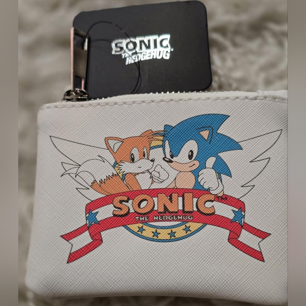 Sonic the Hedgehog Tails & Sonic Portrait Coin Purse - BoxLunch Exclusive NWT